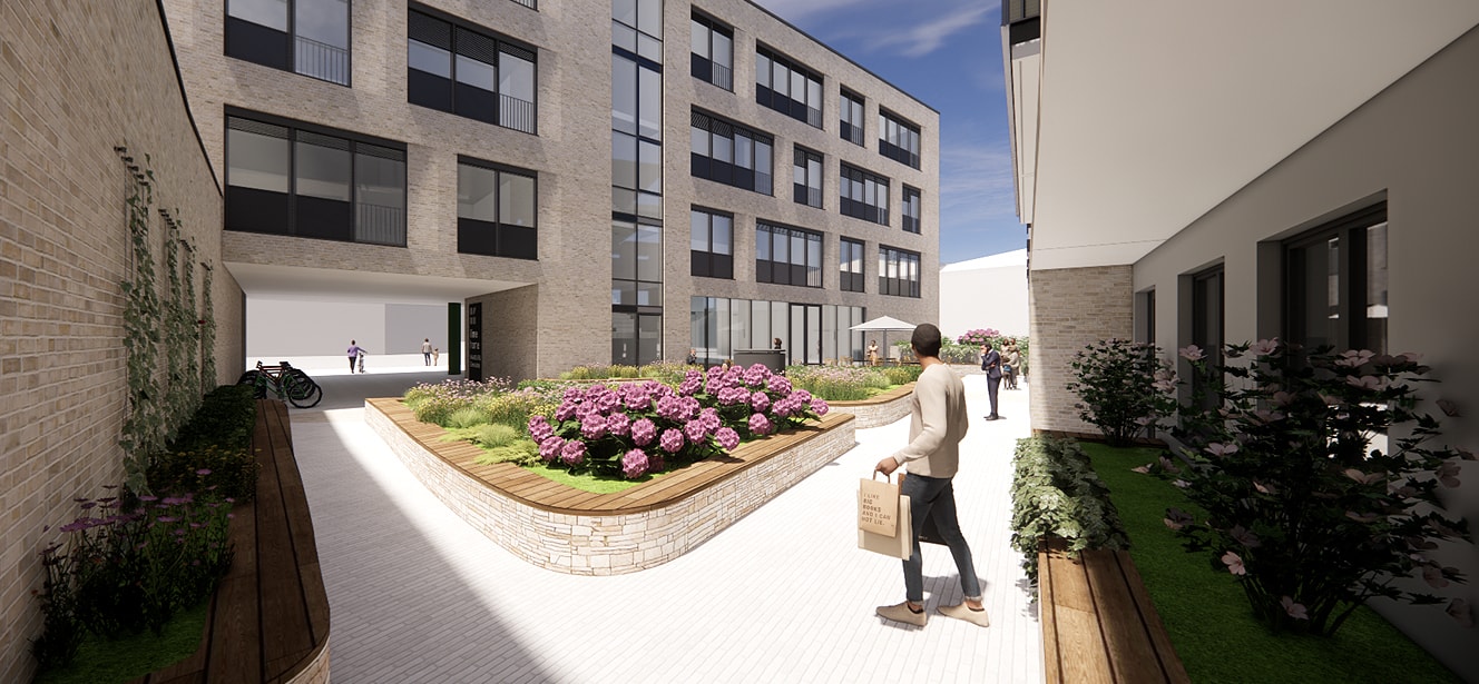 Karte Pinneberger Strasse, Hamburg